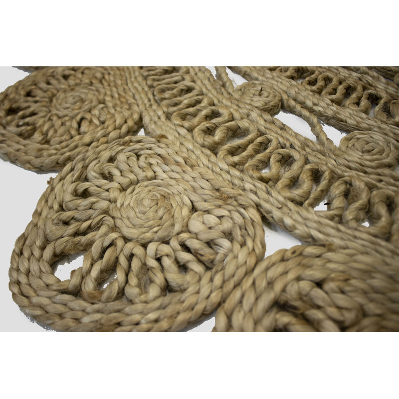 Tapis rond en jute Fyke, Rond 4 pi 2 po