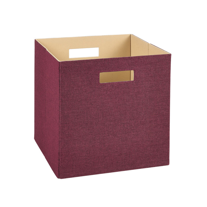 Decorative Storage Large Fabric Drawer Cube by ClosetMaid 33cm, Red