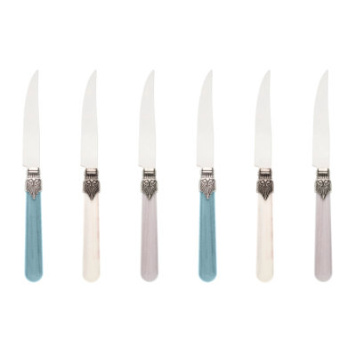 Bloomsbury Market Garlough 6 Piece Stainless Steel Steak Knife Set