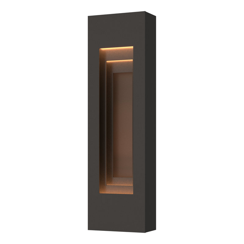 Procession Aluminum Outdoor Flush Mount, Oil Rubbed Bronze, 27.5" H x 8" W x 3.9" D, Coastal Bronze