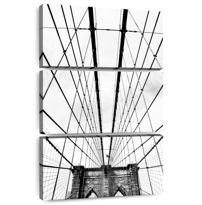 Masam Brooklyn Bridge Black And White