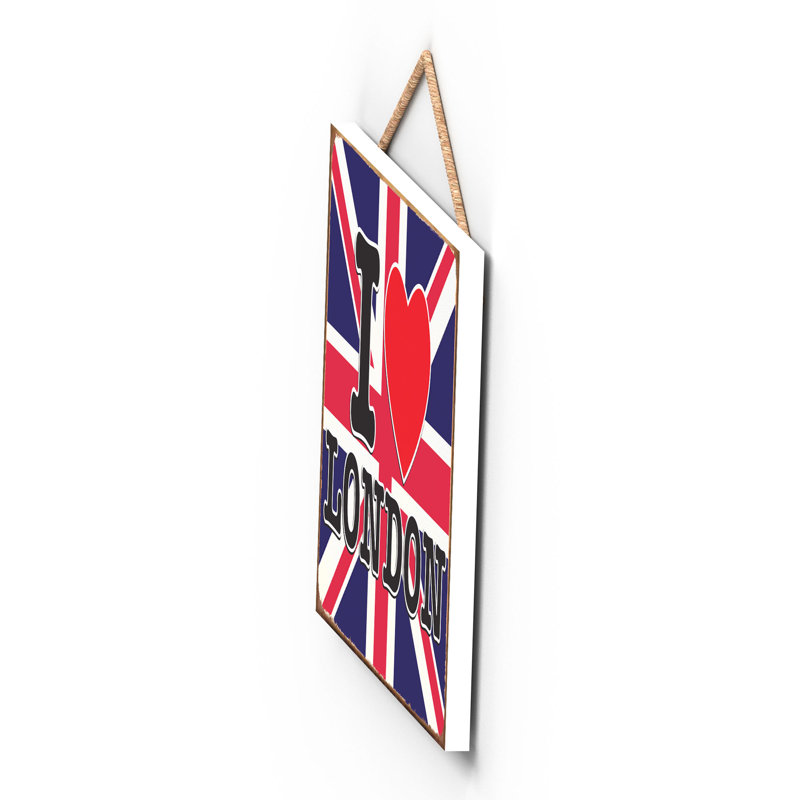 I Love London - Print on MDF