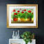 Geraniums III, reproduction d'art encadrée-1870187515-1870187508