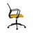 Modern Office Chair with Metal Legs, Brown Upholstery, 24.8 x 35.4 x 23.6 inches | 100% Polyester Fabric, 28 Density Foam Cushion, Stylish & Comfortable Design for Home Office or Workspace-1574670698
