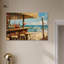 "Drinks at the Beach" Glam Coastal Art par -797299107-797299165