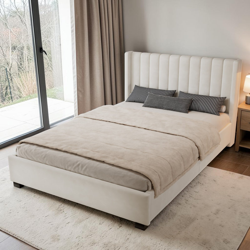 Upholstered Bed, Double (4'6)