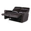 Causeuse inclinable en cuir 56,5 po Aonghas