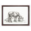 Horse Drinking by Jean Bernard - Framed Print-55578859-55578856