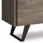 Meuble de rangement en bois d'acacia massif de style industriel moderne de 39 po de longueur avec tablettes réglables et pieds en métal Lowry-1892540637-1937237751