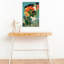 Frida In Henri'S Garden Abstract Flower Landscape Wall Art Print 1 Piece Wrapped Canvas Wall Art-1576139677