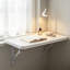 Space-saving Floating Wall-Mounted Rectangular Fold-Down Table-1487167567