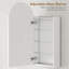 40mm W 80mm H Wall Mounted Required Framed Medicine Cabinet Mirror-271325166