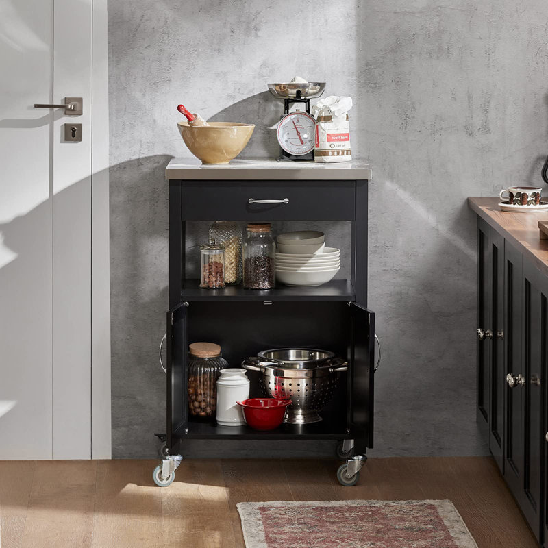 Enevold Kitchen Trolley, Black