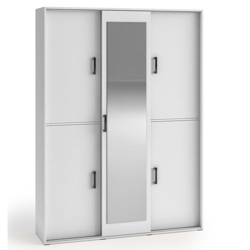 Daneil 3 Door Sliding Wardrobe, Grey