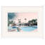 Poolside Awaits Print by Christopher Kennedy
