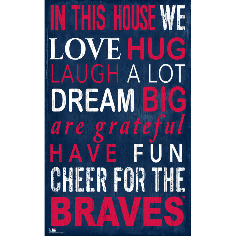« mlb team », art textuel, Braves d'Atlanta