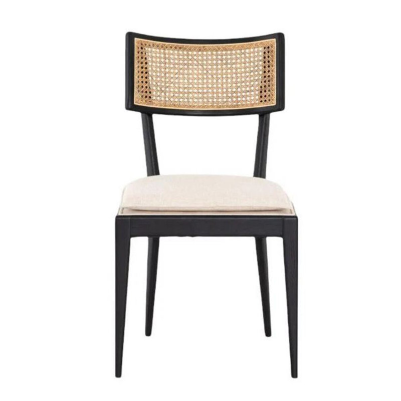 Chaise de salle à manger Anit, Noir