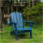 HDPE Folding Adirondack Chair With Dual Cup Holder Composite Adirondack Chair With Wood Texture-1789004948