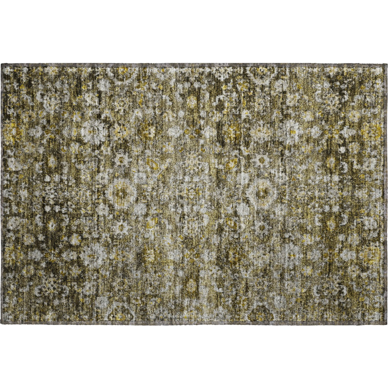 Tapis moka Cerrito lavable à la machine de qualité supérieure, Rectangle 1 pi 8 po x 2 pi 6 po