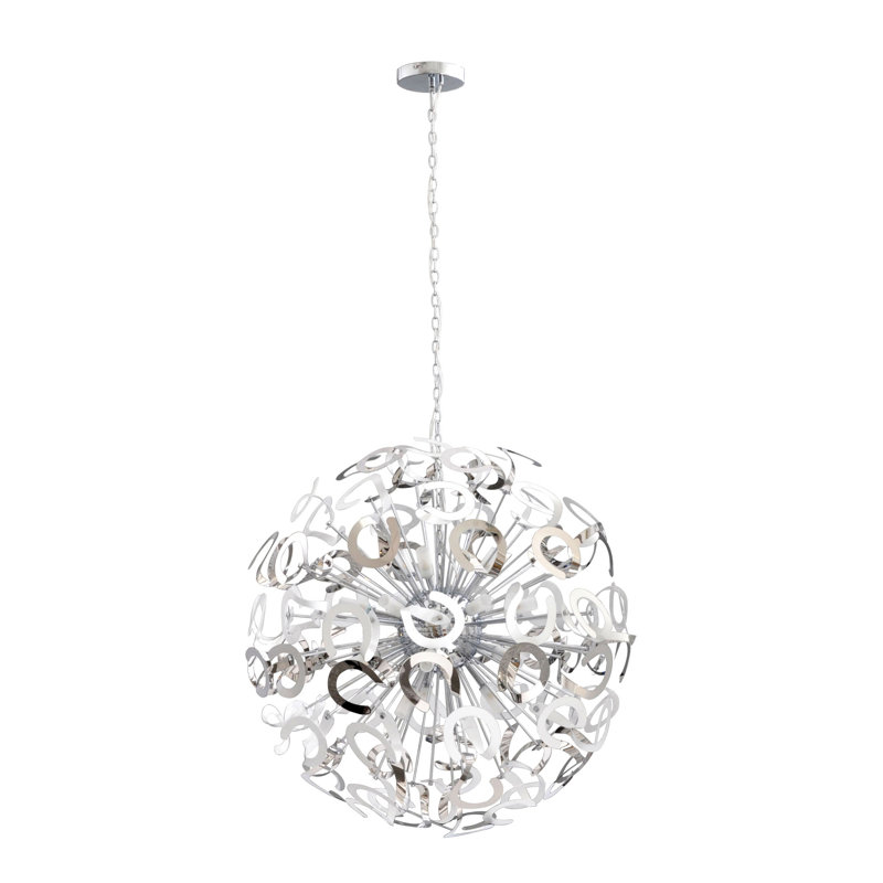 Lustre de sphère spoutnik 18 lumières Rasen