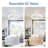  20" Modern White Flush Mount Ceiling Fan with Adjustable Led Light for Bedrooms & Small Spaces-377018252
