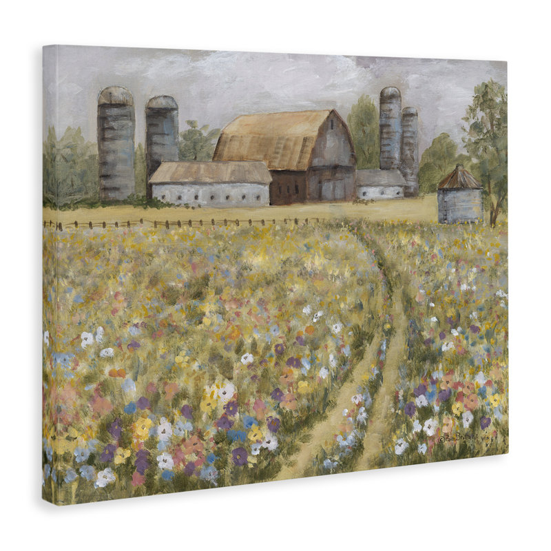 «Meadow Path to Barn Barn» par Pam Britton, H 24 po x l 30 po