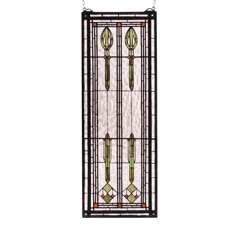 Spear of Hastings Stained Glass Window Panel