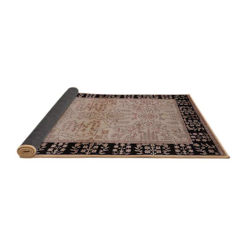 Tapis beige / noir Skaghi, Rond 4 pi
