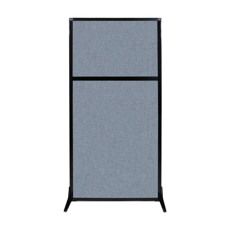 Cloison de poste de travail, Bleu poudré, 33"
