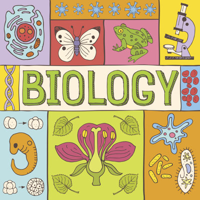 Biology Poster - Wrapped Canvas Print