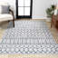 Tapis crème / bleu marine Kateshia-656065363