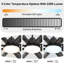 Grand ventilateur de plafond moderne classique à 8 pales en aluminium Brixham avec éclairage, contrôle et fonction de l'application-1802888134