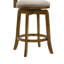 Tabouret de bar de cuisine pivotant à hauteur de comptoir Wren Modern Farmhouse-1049074642-1049074643-1049074655