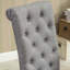 Chaise parsons capitonnée en bois massif-579191232