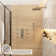 12 Inch Rainfall Thermostatic Shower System with Body Spray and Temperature Display