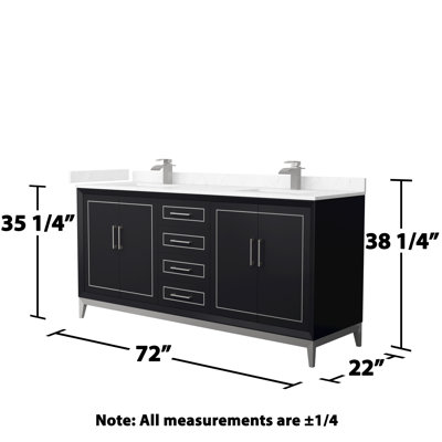 Ensemble de meuble-lavabo double 72 po Marlena