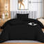 Microfibre Striped Duvet Cover Set-133376166-133376163