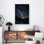 Impression de montagnes Astro - Art mural de paysage de montagne cosmique - œuvre d'art sur toile montagne galaxie - nuit étoilée scène de la nature affiche - décor de paysage de science-fiction surréel - impression de décoration murale moderne céleste