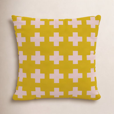 Dema Geometric Outdoor Reversible Throw Pillow