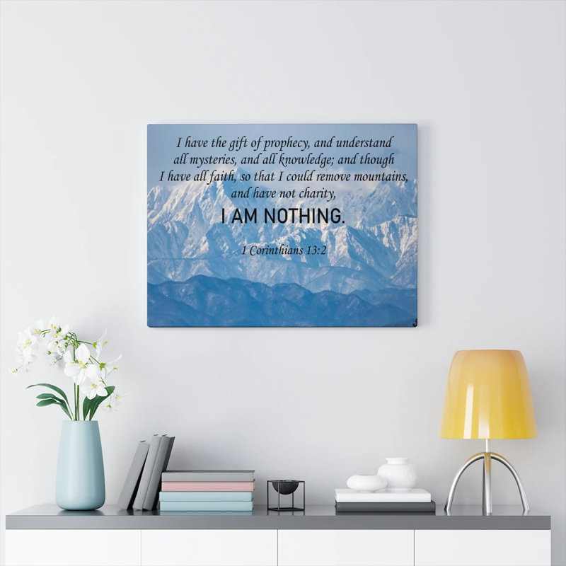 I Am Nothing - Wrapped Canvas Print, 61cm H x 76cm W