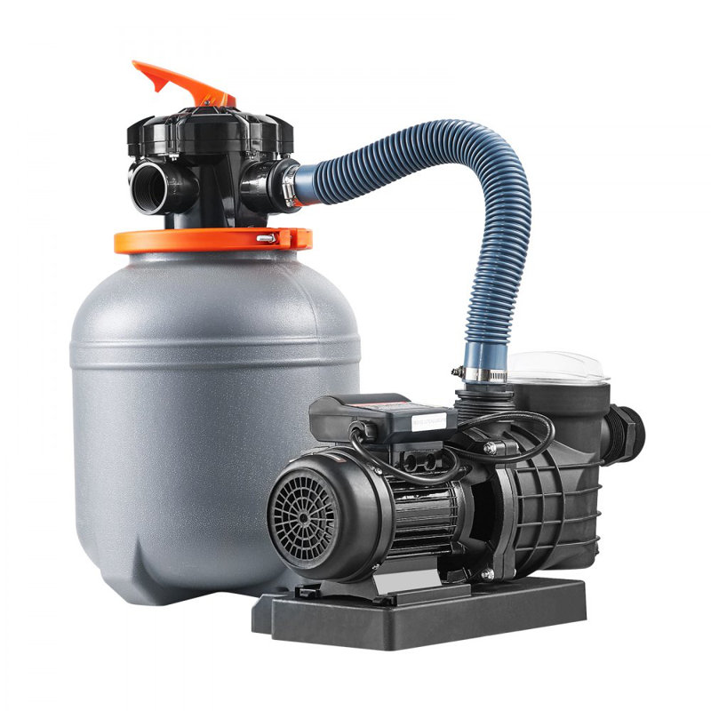 Pompe à filtre à sable 12 po pour piscine hors terre 1/2 HP 3000 GPH Débit