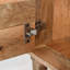 Table de chevet en bois naturel