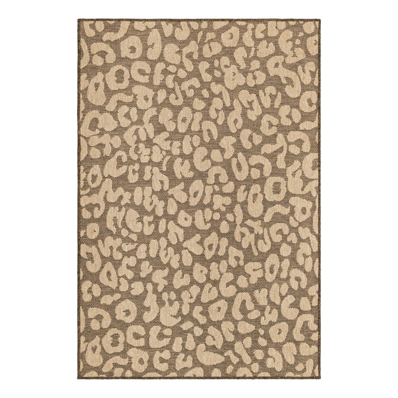 Animal Print Indoor Rug, Rectangle 4'1" x 6'1"