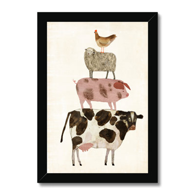 Barnyard Buds IV by Victoria Borges - Wrapped Canvas Painting Print