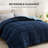 Bedsure Full Color Block Quilted Duvet Insert – Navy Blue & Blue, Down Alternative, All-Season-122443349-122443350