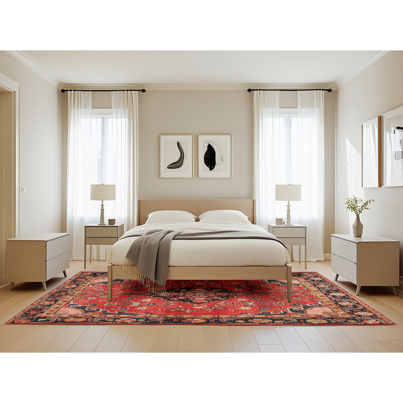 Tapis brun Southwestern, Rectangle 5 pi x 8 pi