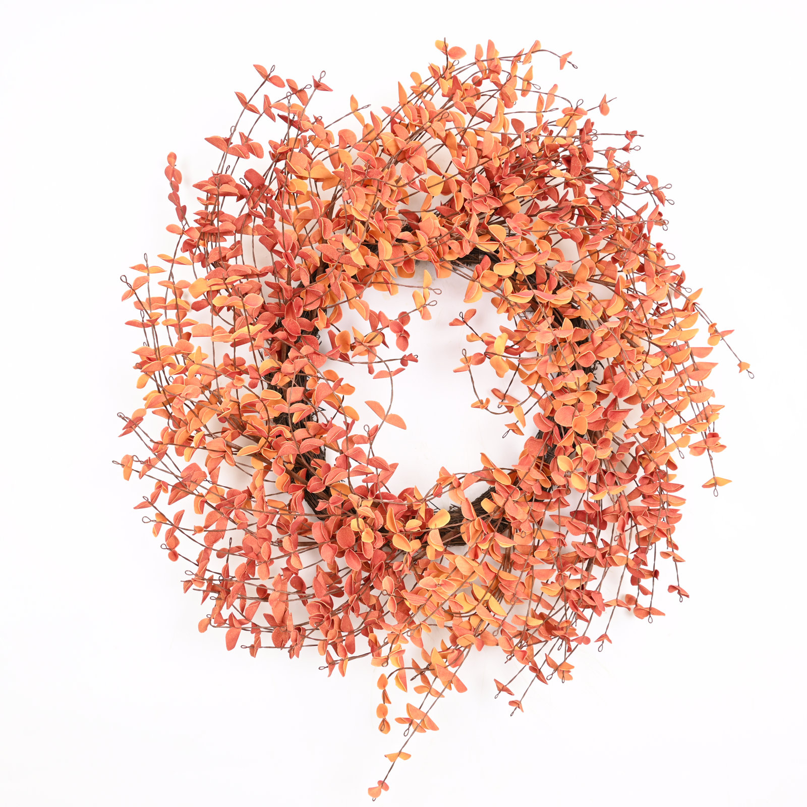 24" Handcrafted Eucalyptus Thanksgiving Wreath