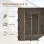 27 tuiles de terrasse emboîtables en bois 12 "x 12" pour balcon de patio 27 pièces