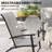 Outsunny Folding Patio Chairs Set of 2