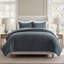 Ensemble de courtepointe 100% coton EVERGRACE, couvre-lit à rayures douces prélavé, ensemble de literie léger 3 pièces pour toutes les saisons, avec 2 taies décoratives-124572754-124572751
